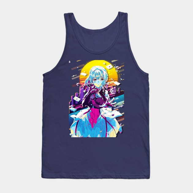 Violet Evergarden Tank Top by 80sRetro